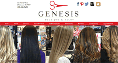 Desktop Screenshot of genesisboutiqueandsalon.com